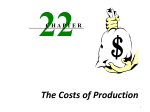 Chapter 22 - The Costs of Production
