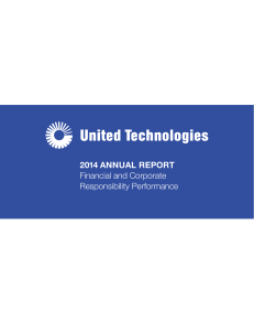 2014 ANNUAL REPORT Financial and Corporate Responsibility