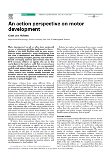 An action perspective on motor development