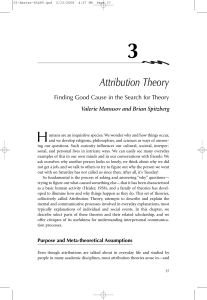 Attribution Theory