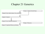 Ch. 21 Generics