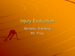 Injury Evaluation - Mr. Frey