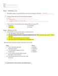 Name: Date: Class: Stage 1: Interphase (p. 96) The regular