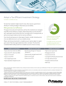Adopt a Tax-Efficient Investment Strategy