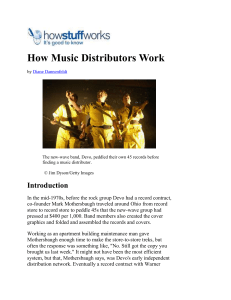 Working with Music Distributors