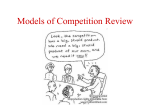 Models of Competition Review