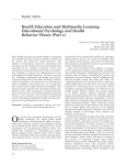 Health Education and Multimedia Learning: Educational