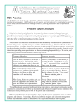 Proactive Support Strategies - Association for Positive Behavior