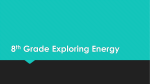 8th Grade Exploring Energy