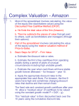 Calculating the Valuation Inputs for Firms With Financial Data
