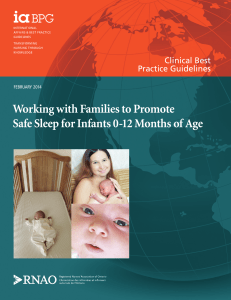 Working with Families to Promote Safe Sleep for Infants 0