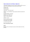 PSUR checklist template