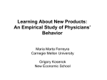 Learning About New Products: An Empirical