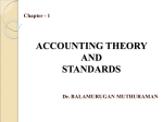 Accounting Theory: Elements and Structure