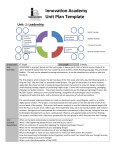 6th Leadership Unit Plan - The Tennessee STEM Innovation Network