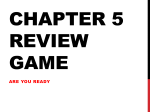 chapter 5 review game