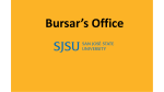 Bursar`s Office
