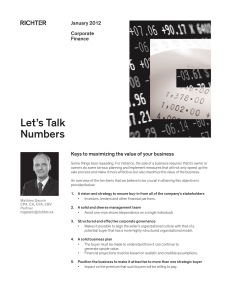 Let`s Talk Numbers