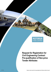 Civil Engineering Contract Prequalification of Non