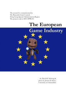The European Game Industry