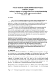 Draft Findings Supporting Exemption of the Harbor Project from