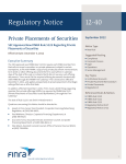 Regulatory Notice 12-40