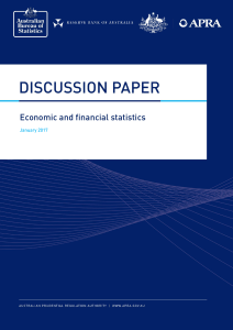 Economic and financial statistics - Australian Prudential Regulation