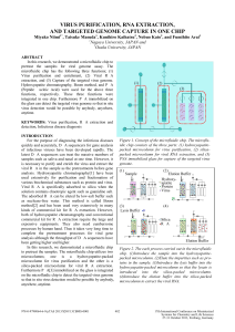 virus purification, rna extraction, and targeted genome capture in