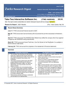 TTWO -NASDAQ