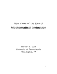 Mathematical Induction - Penn Math