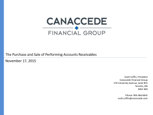 Purchasing Performing Accounts