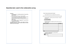 Questionnaire used in the nationwide survey Interview Schedules