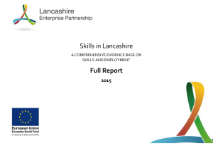 Skills and Employment Provision - Lancashire Enterprise Partnership