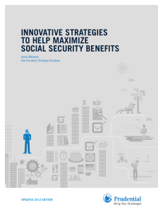innovative strategies to help maximize social security benefits