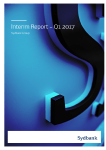 Sydbank`s Interim Report – Q1 2017