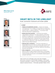 smart beta in the limelight