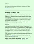 Semantic Web roadmap