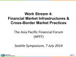 Financial Market Infrastructures The Asia Pacific Financial Forum