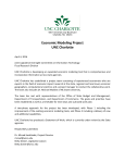 Economic Modeling Project UNC Charlotte