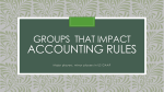 Which groups impact the U.S. Accounting rules?