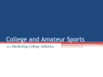 College and Amateur Sports