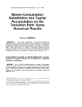 Money-Consumption Substitution and Capital Accumulation on the
