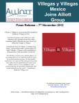 Villegas y Villegas Mexico Joins Alliott Group Press Release