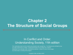 Chapter 2 The Structure of Social Groups