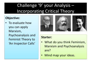 Challenge 9 – Critical Theory AIC