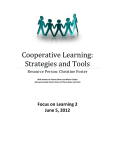 Cooperative Learning: Strategies and Tools