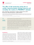 The effect of left ventricular pacing site on cardiac resynchronization