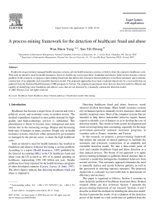A process-mining framework for the detection of
