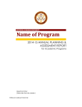 Name of Program - Bethune