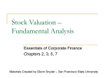 3-Stock Valuation-Fundamental Analysis